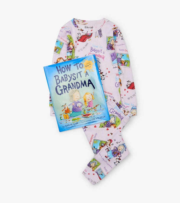 How to Babysit a Grandma - Pajama Set and Book