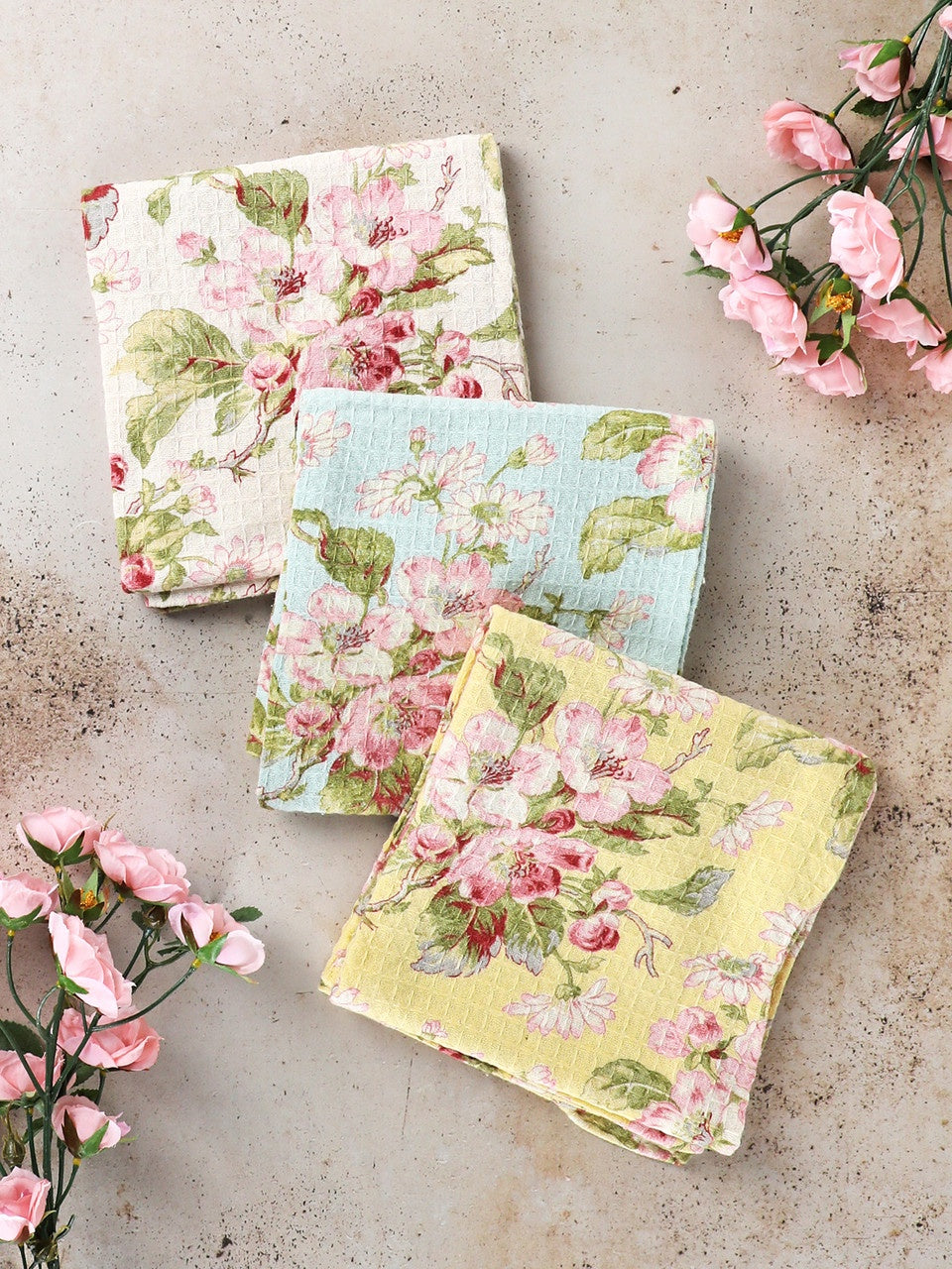 April Cornell Apple Blossom Tea Towel Bundle