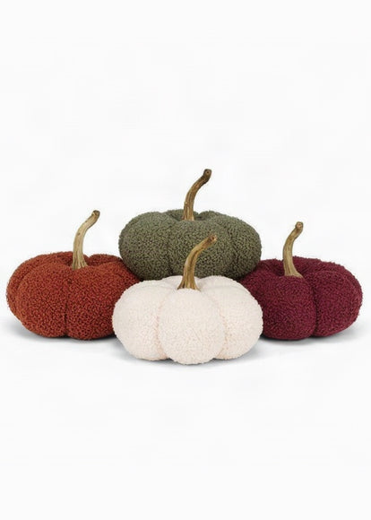 Small Boucle Pumpkins