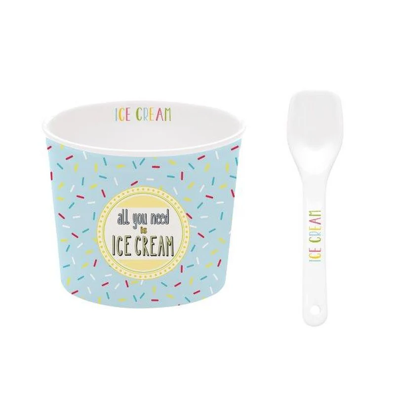 On Fleek Ice Cream Bowl - Blue
