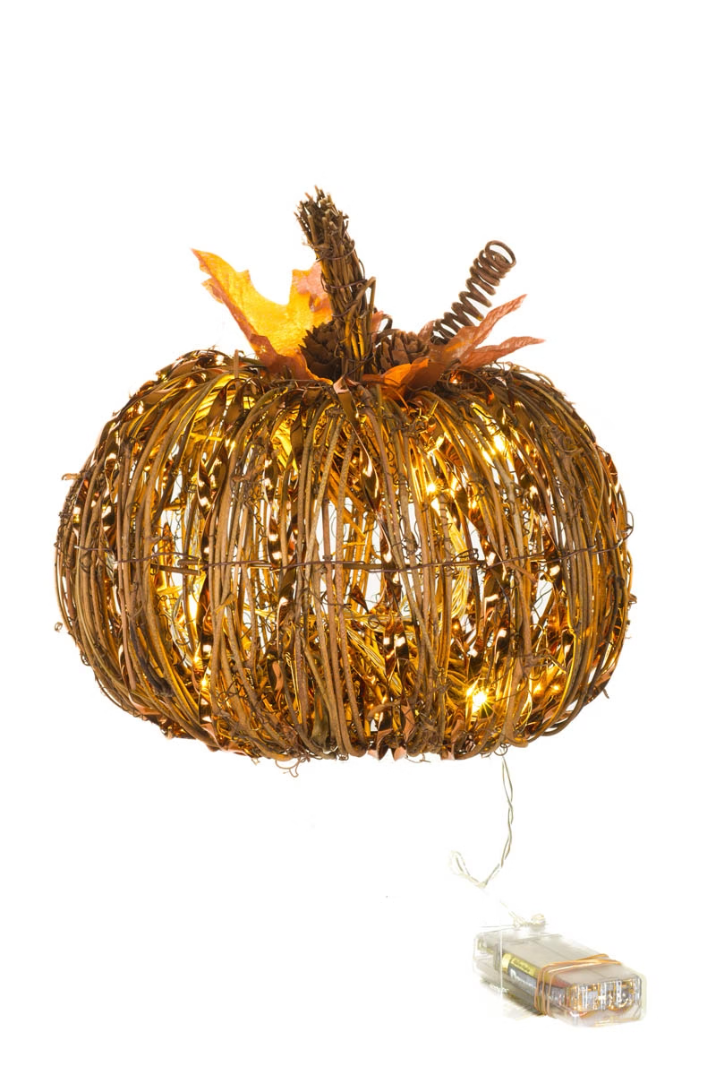 Bronze Rattan Pumpkin