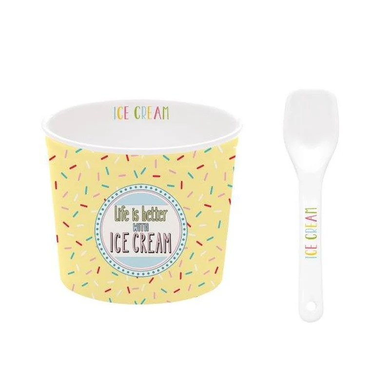 On Fleek Ice Cream Bowl - Yellow