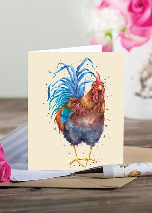 Wrendale Mini Card - Colours of the Rainbow