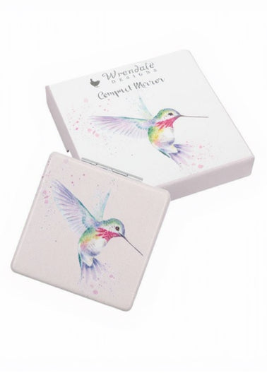 Wrendale Compact Mirror - 'Wisteria Wishes'