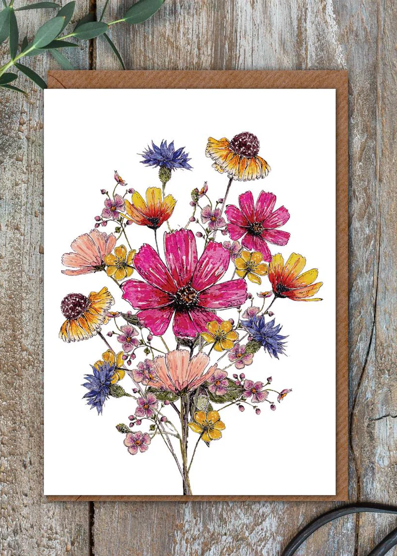 Pink Posy Card