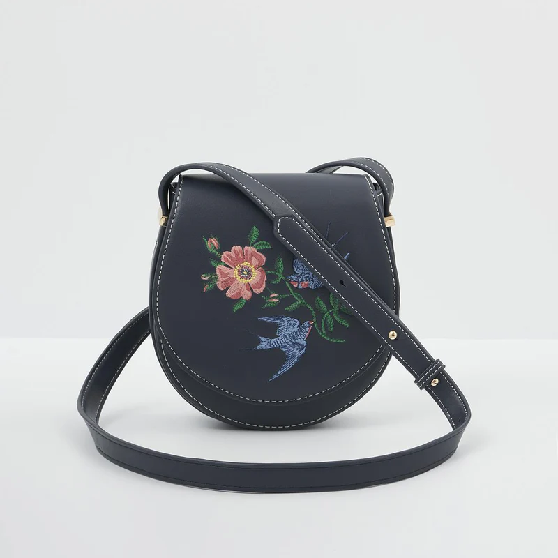 Swooping Swallows Saddle Bag