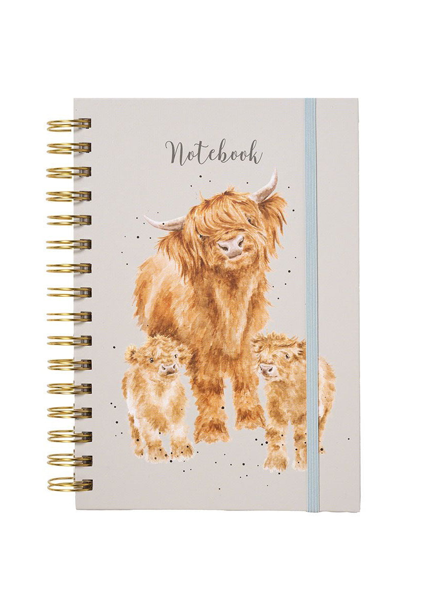 Highland Coo Spiral Notebook