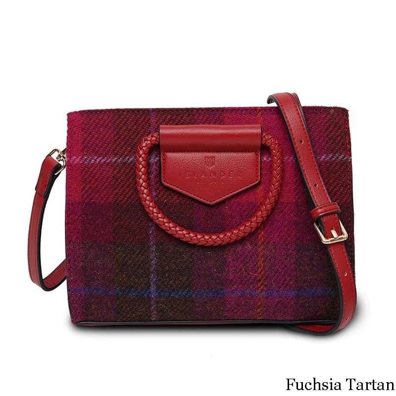 The Arran Tote - Fuchsia Tartan