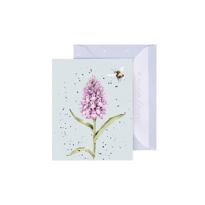 Wrendale Mini Card - The Marsh Orchid