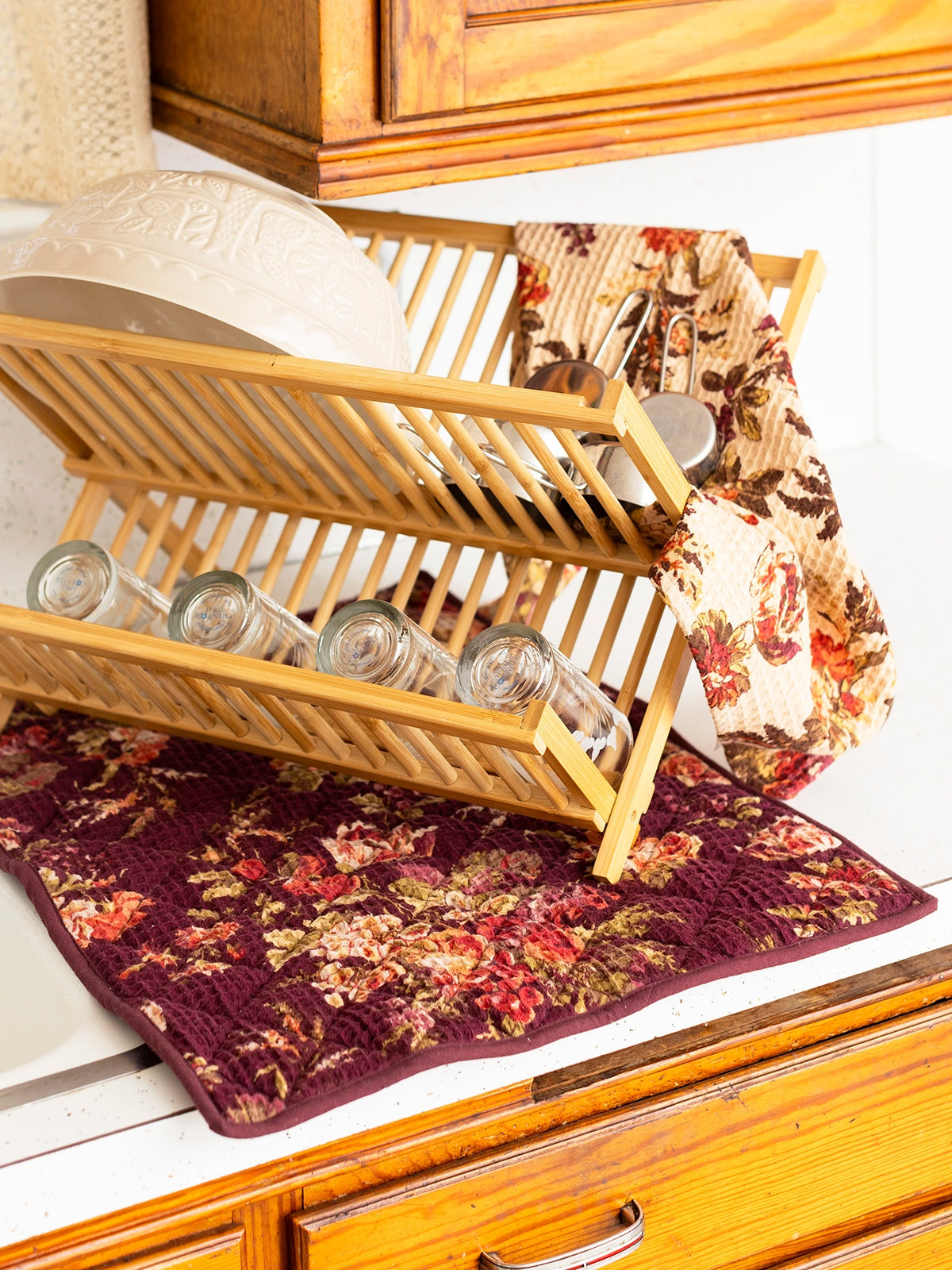 April Cornell Bountiful Harvest Drying Mat - Wine