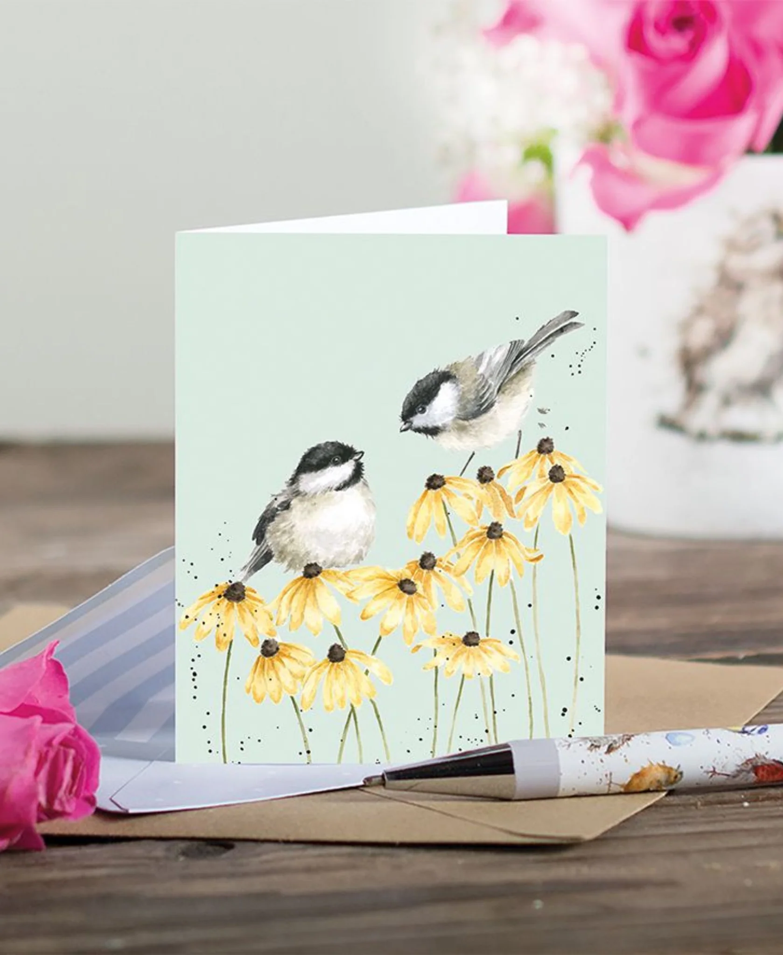 Wrendale Mini Card - My Sweet Chickadee