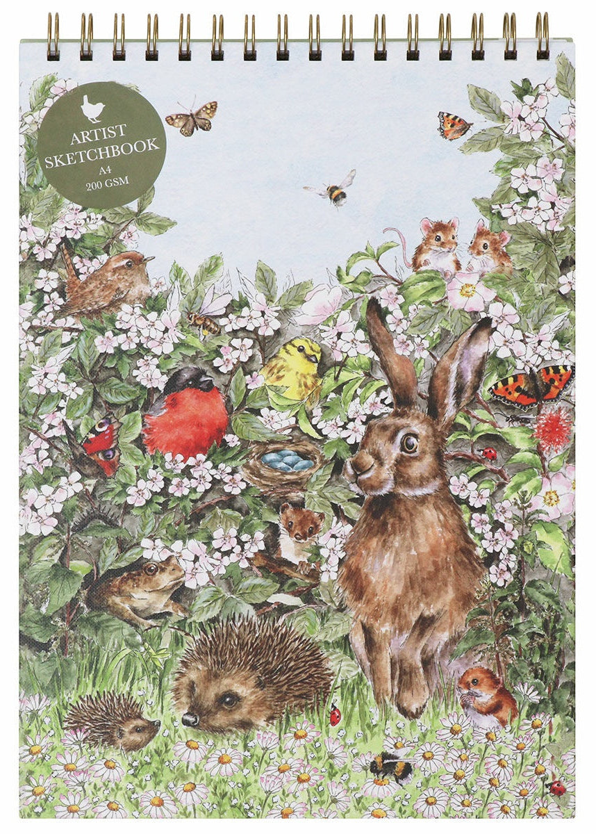 Nature Artist Sketchbook - Hidden in the Hedgerow