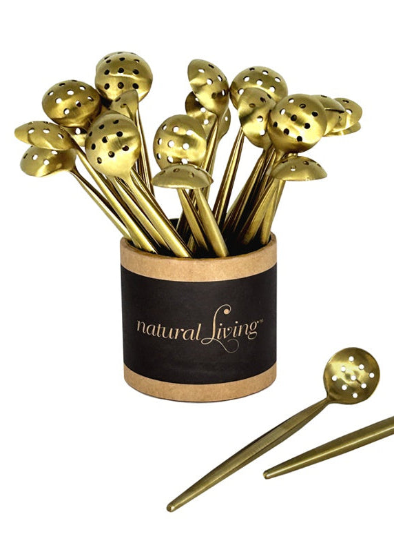 Gold Slotted Spoon
