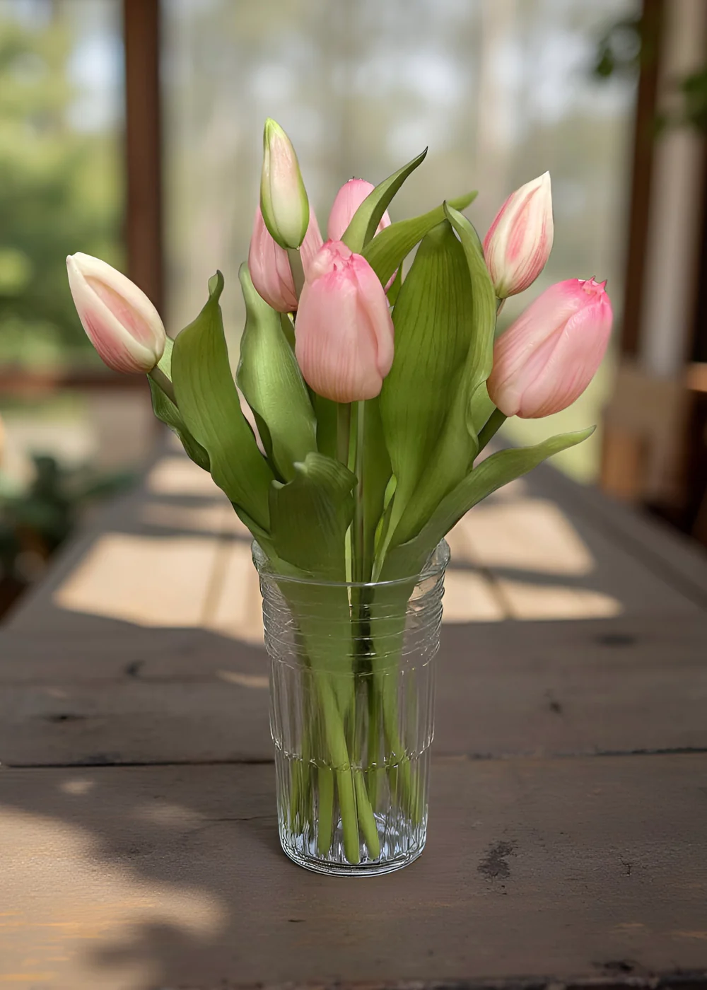 12" Fresh Touch Formosa Tulip Bundle - Pink