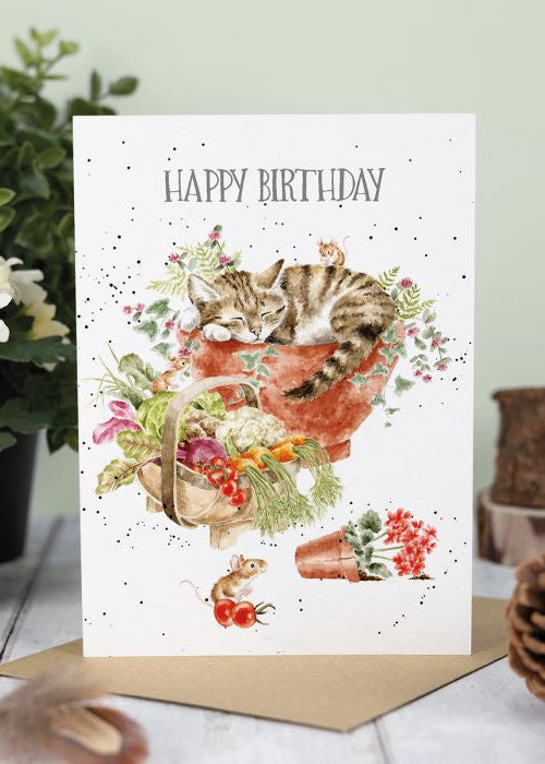 Purrrfect Birthday - Wrendale Occasion Card