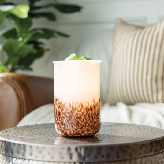 Tiger Shell Glass Illumination Wax Warmer