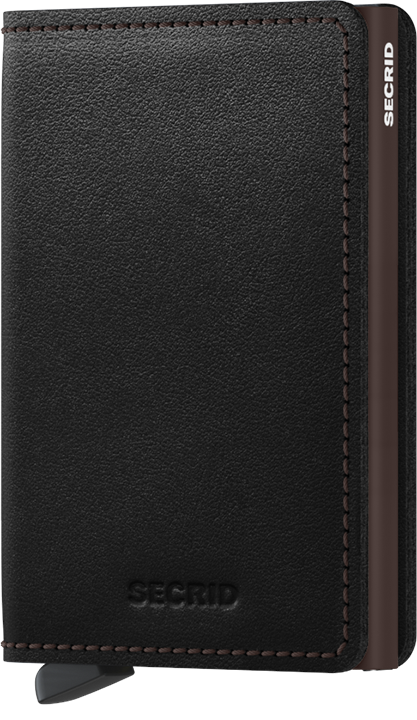 Secrid Slimwallet - Black-Brown