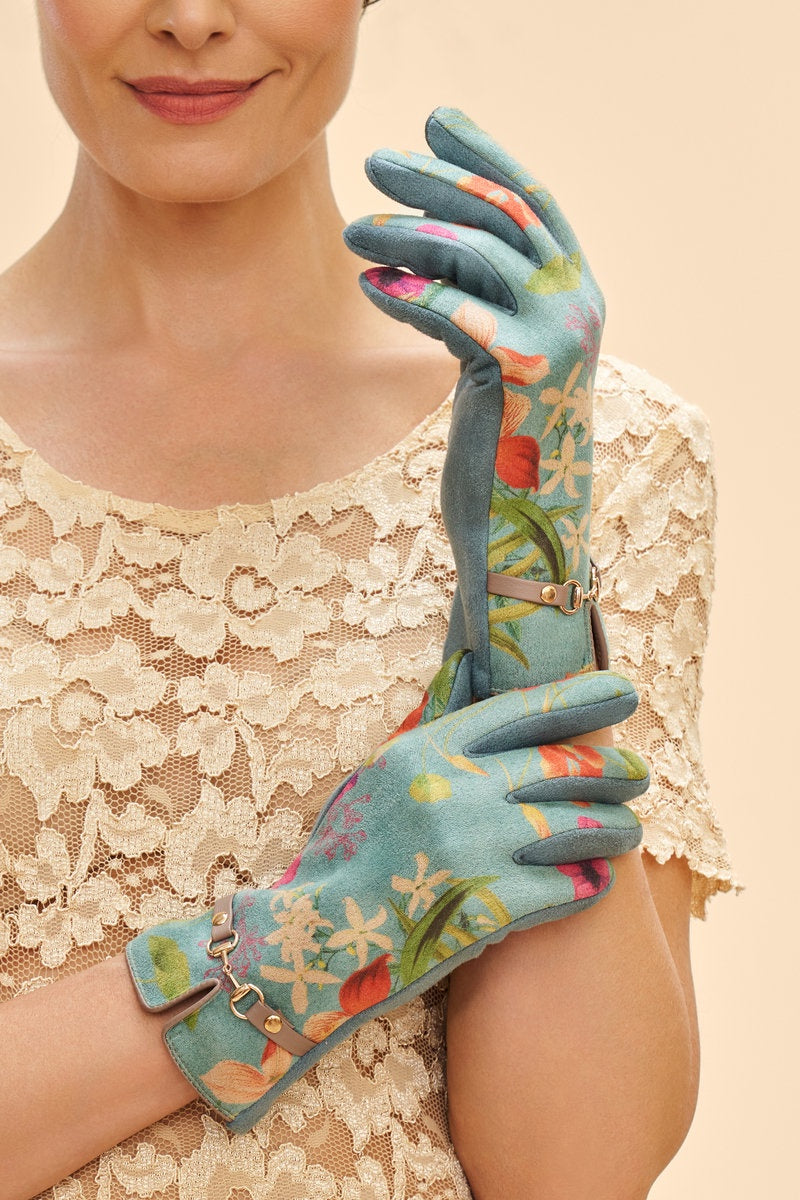 Kylie Gloves - Hummingbird at Dusk