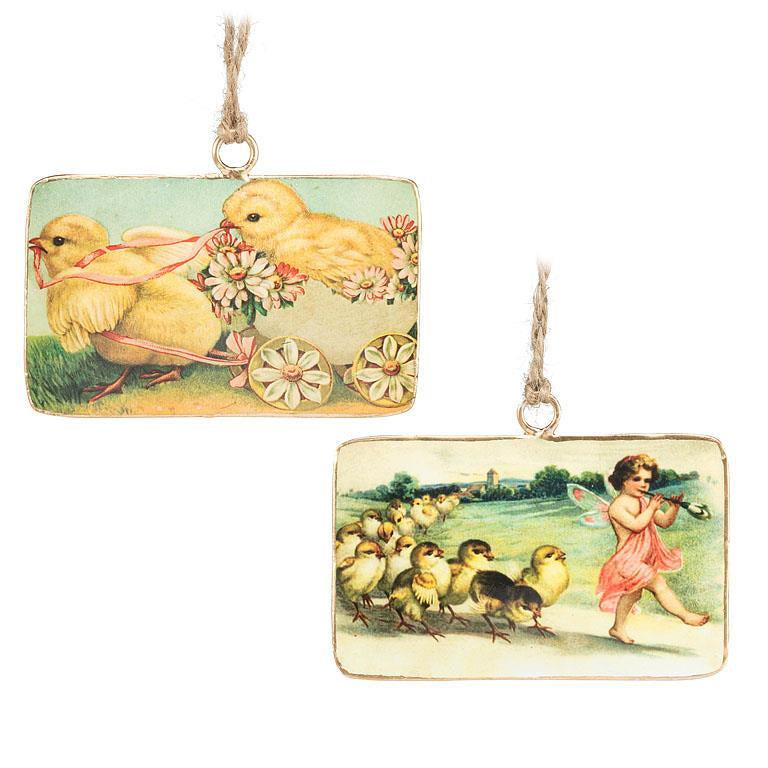 Easter Chick Ornaments