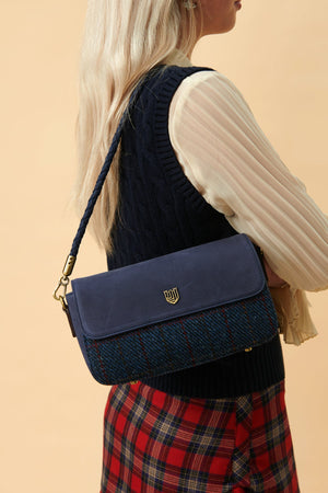 The Caithness Clutch - Navy Over-Check