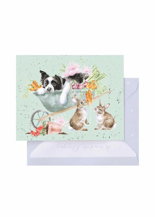 Wrendale Mini Cards - Sleeping on the Job