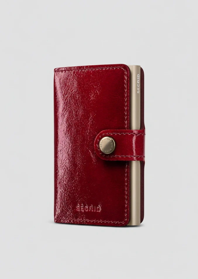 Premium Secrid Miniwallet - Naplak Red