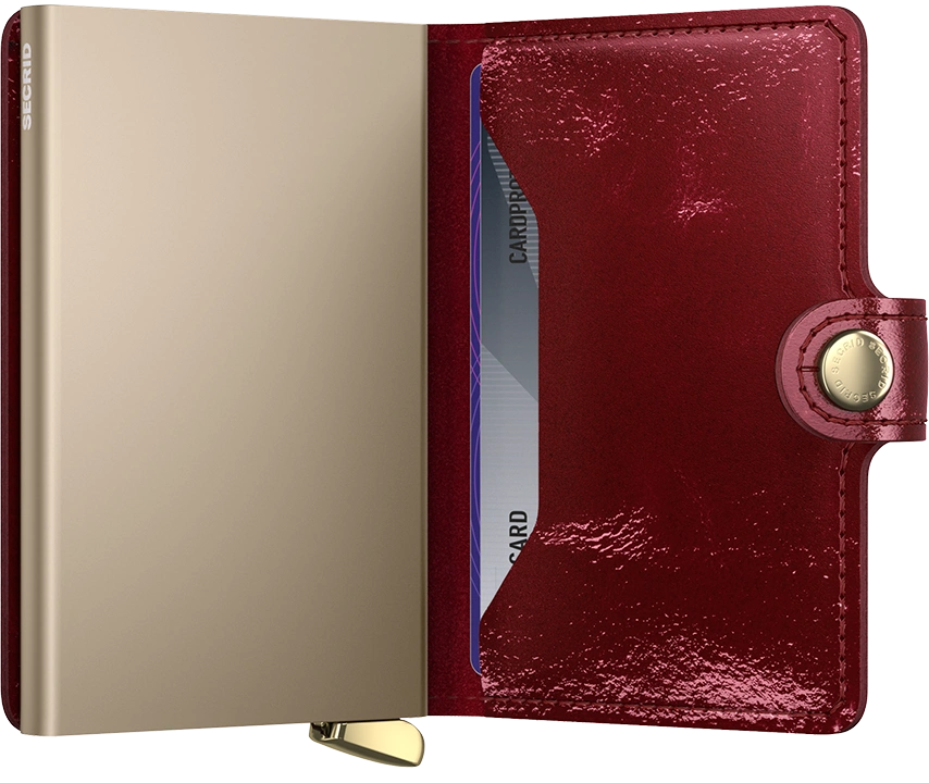 Premium Secrid Miniwallet - Naplak Red
