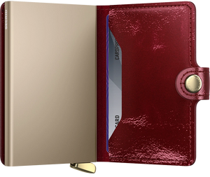 Premium Secrid Miniwallet - Naplak Red
