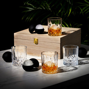 Liquor Glass and Ice Sphere Set