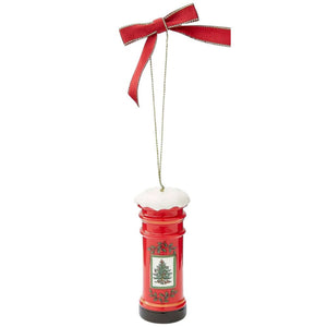 Spode "All Things British" Post Box Ornament