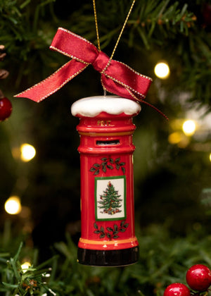 Spode "All Things British" Post Box Ornament