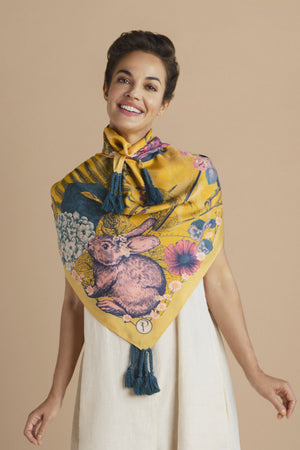 Woodland - 100% Silk Scarf