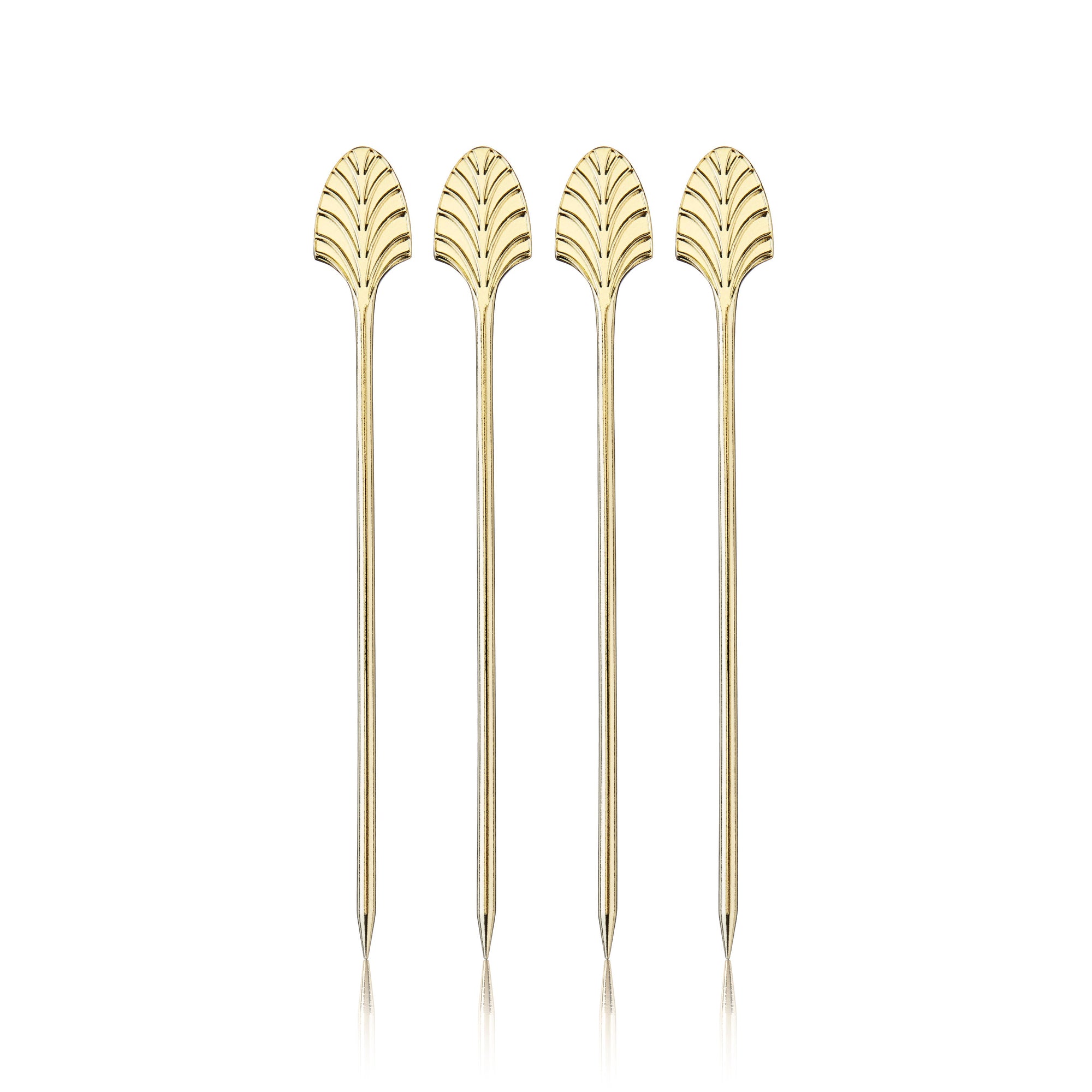 Gold Art Deco Cocktail Picks