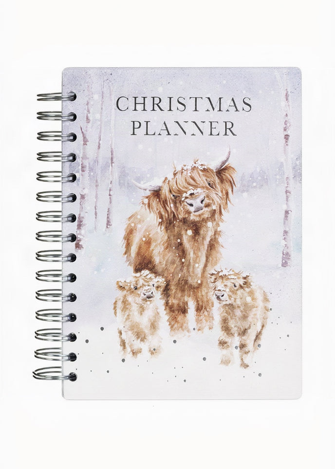 Highland Cow - Wrendale Christmas Planner