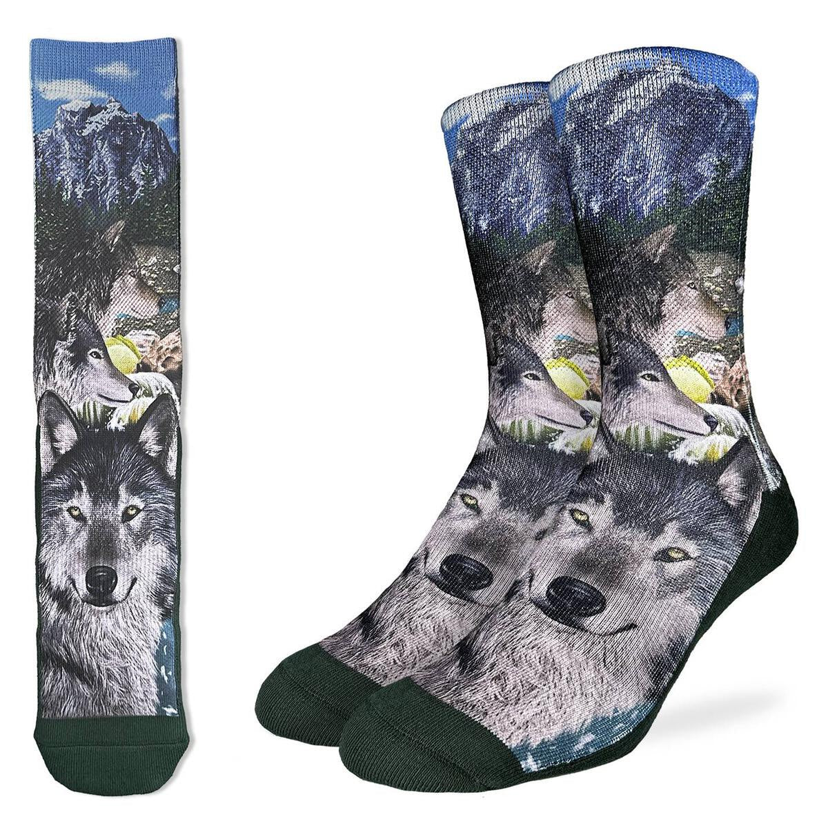 Pack of Wolves Socks (Size 8-13)