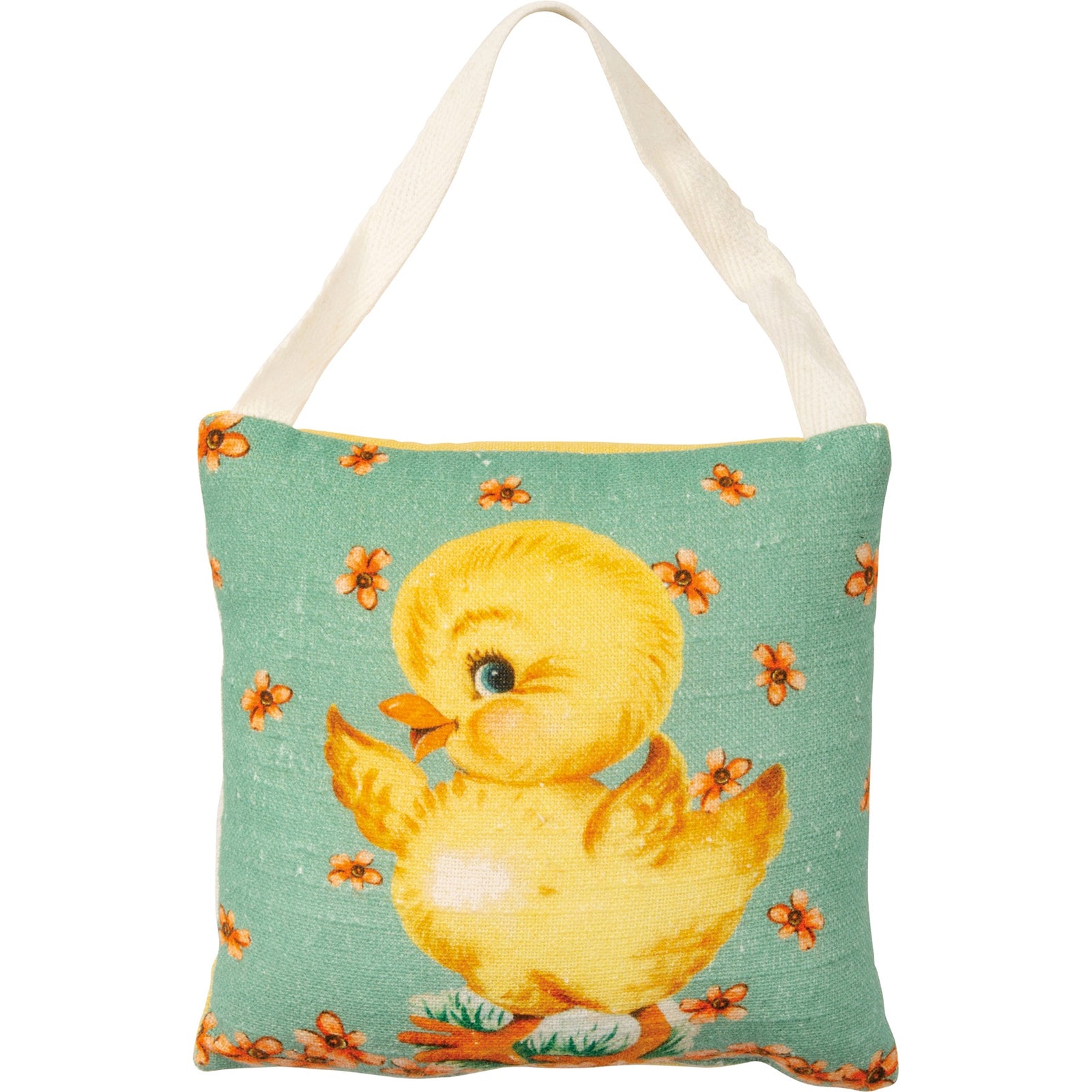 Retro Easter Mini Pillow Ornament