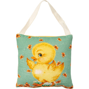 Retro Easter Mini Pillow Ornament