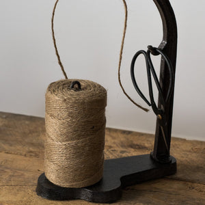 Cast Iron Twine Holder and Scissors