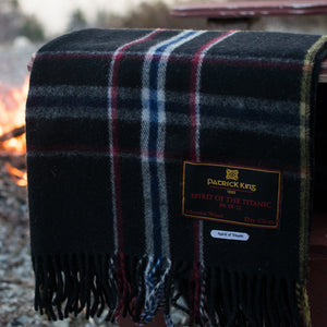 Spirit of the Titanic - Merino Wool Tartan Blanket