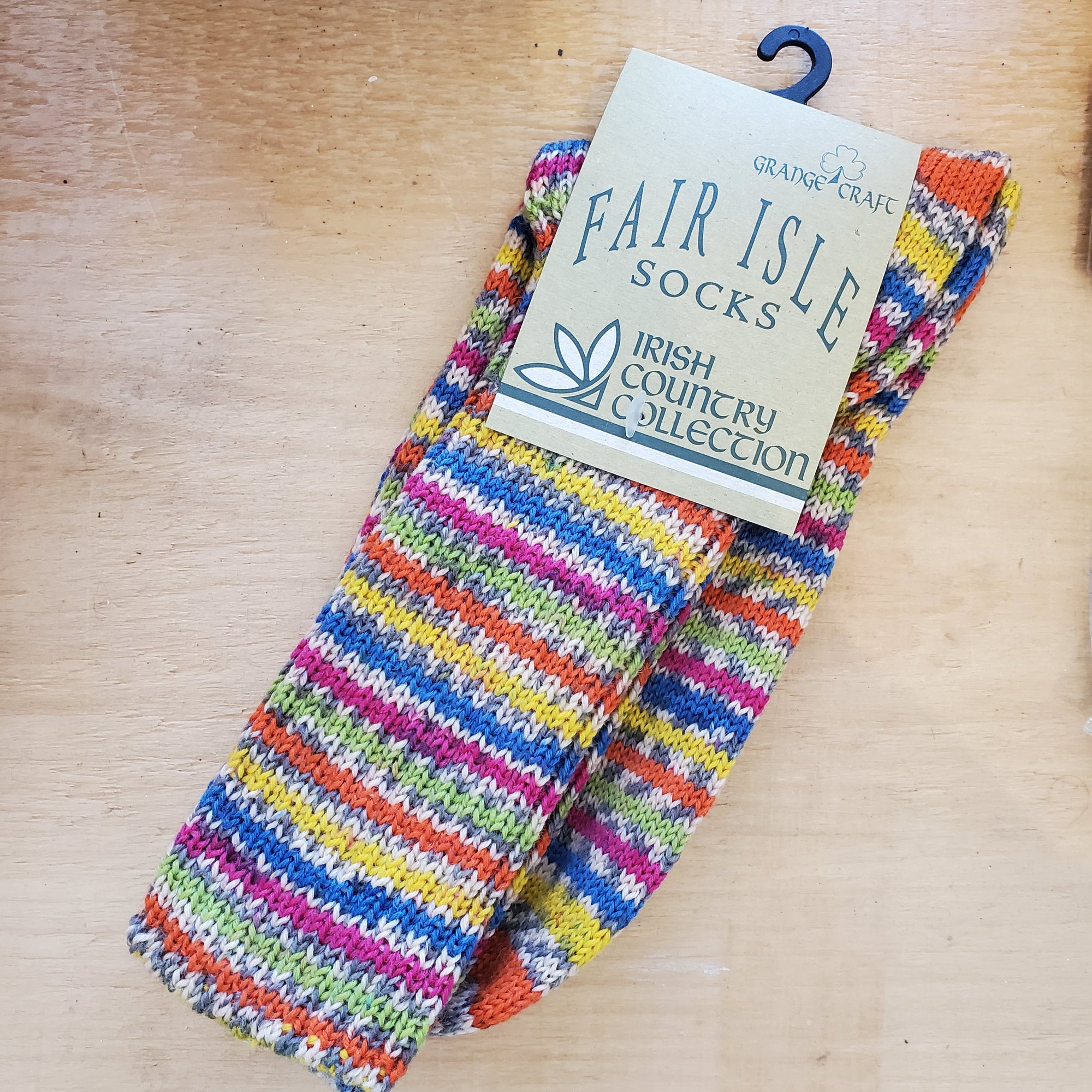 Ladies Fair Isles Socks - Nora