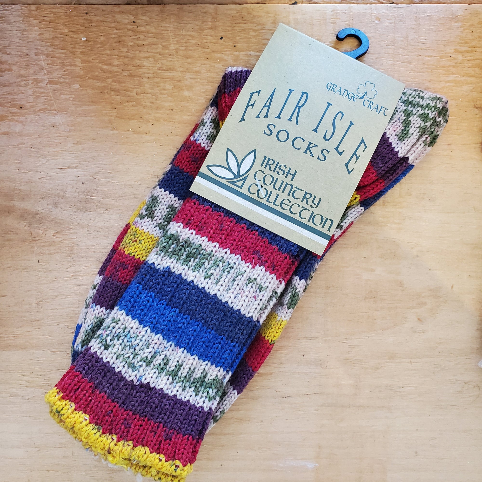 Ladies Fair Isles Socks - Maeve