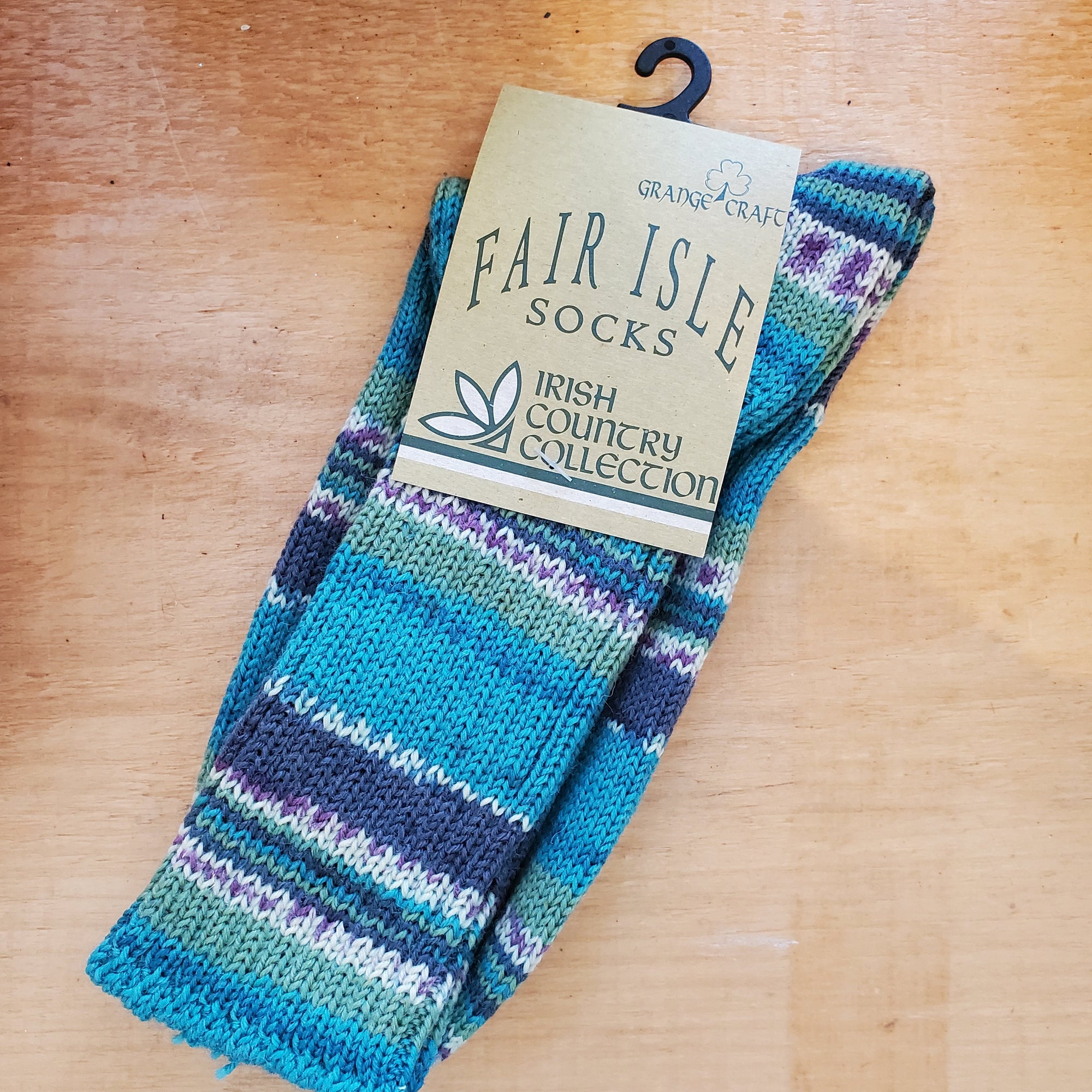 Ladies Fair Isles Socks - Tallulah