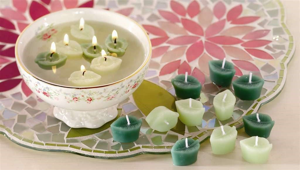 Miniature Leaf Candles