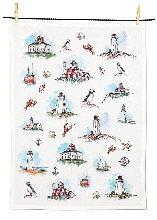 Lighthouse Tea Towel