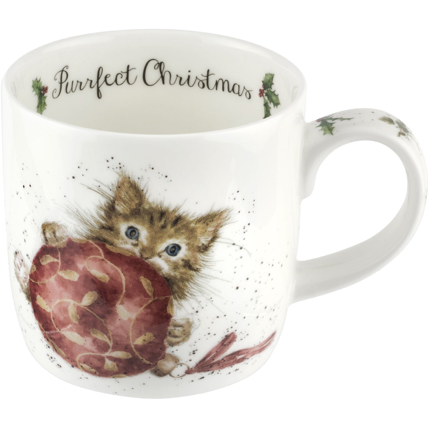 Purrfect Christmas - 11oz  Bone China Mug - Wrendale