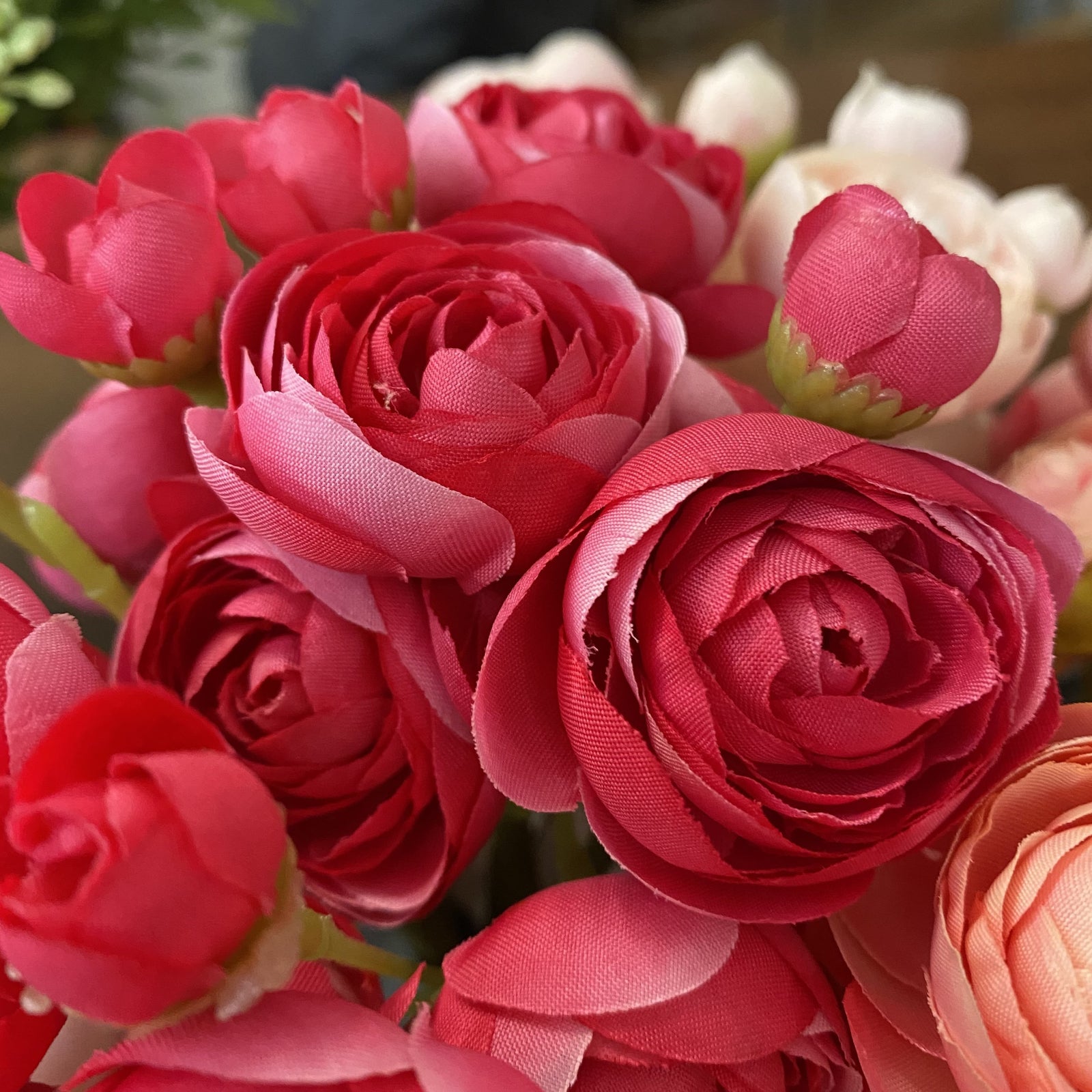 Hot Pink Ranunculus Bunch