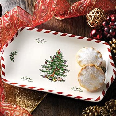 Spode Peppermint Dessert Tray