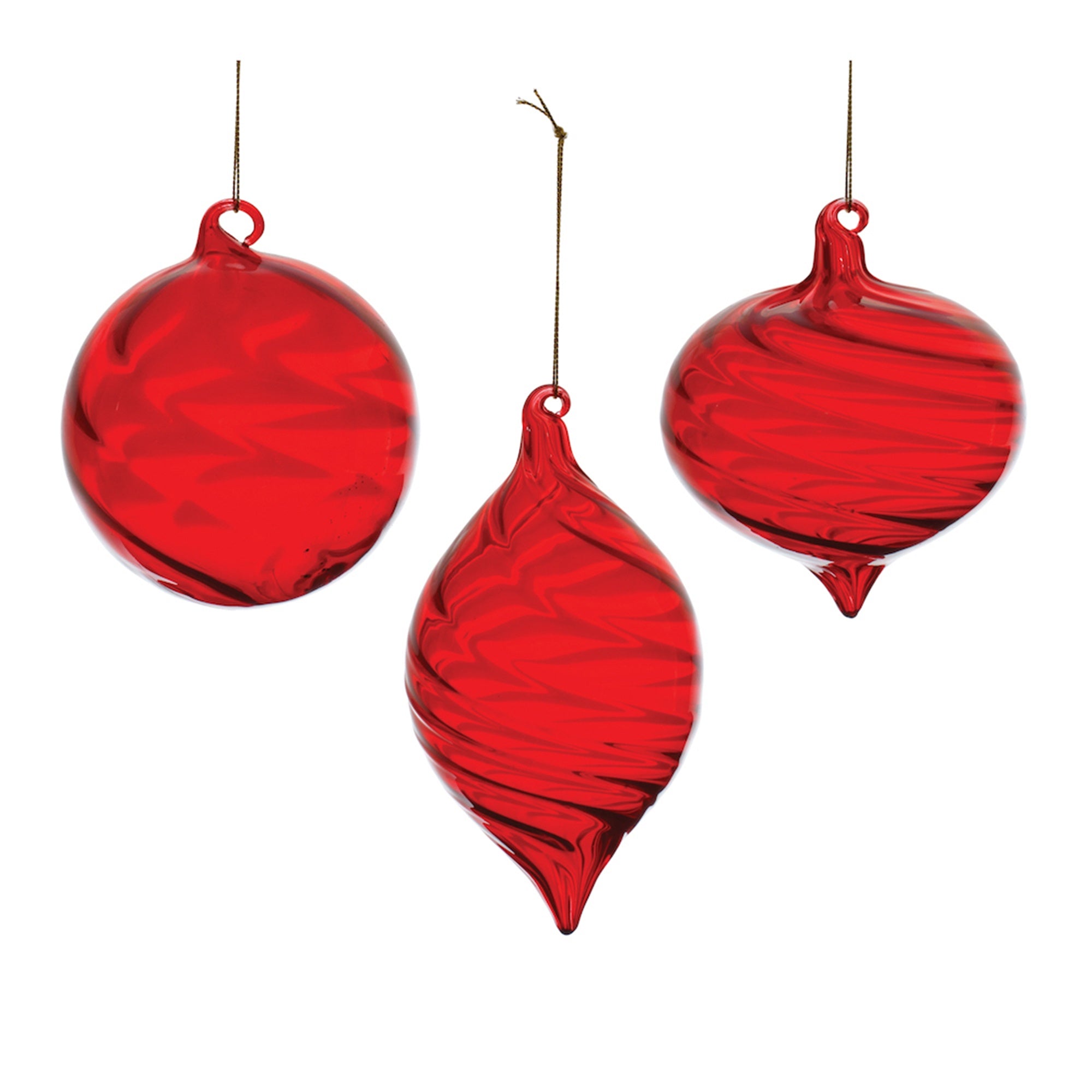 Crimson Glass Ornament