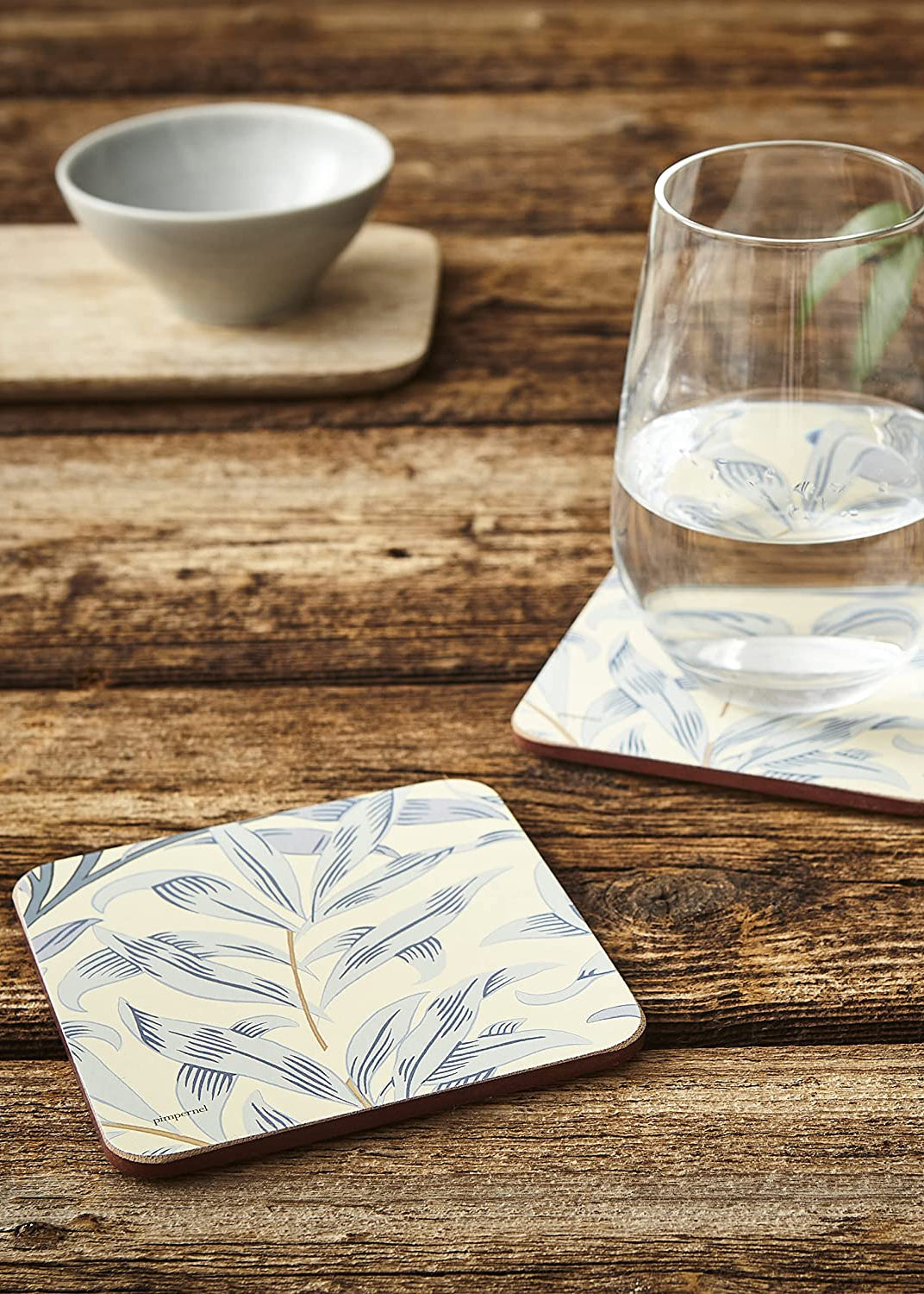 Blue Willow Bough Coasters (Set of 6) - Morris & Co.