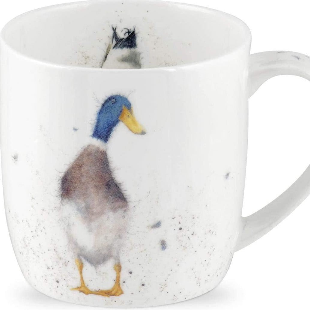 Wrendale Duck Guard - 11oz Bone China Mug